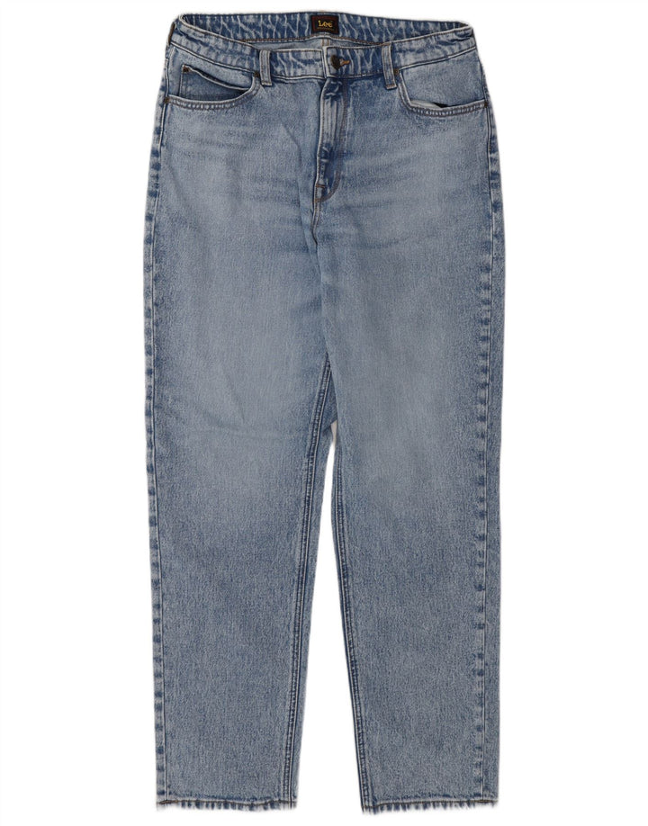 LEE Mens Carol Slim Jeans W31 L33 Azul Algodão