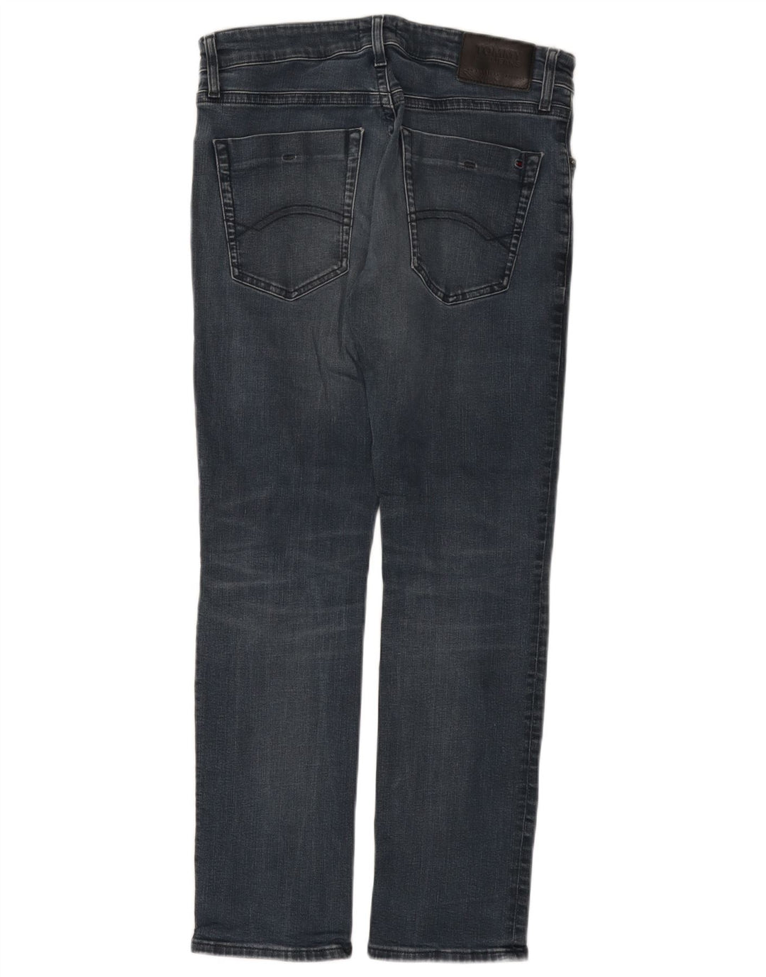 Tommy Hilfiger Masculino Slim Jeans W33 L30 Azul Algodão
