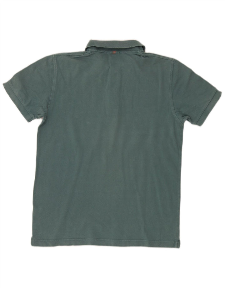 Camisa polo masculina Sun68 de algodão verde médio