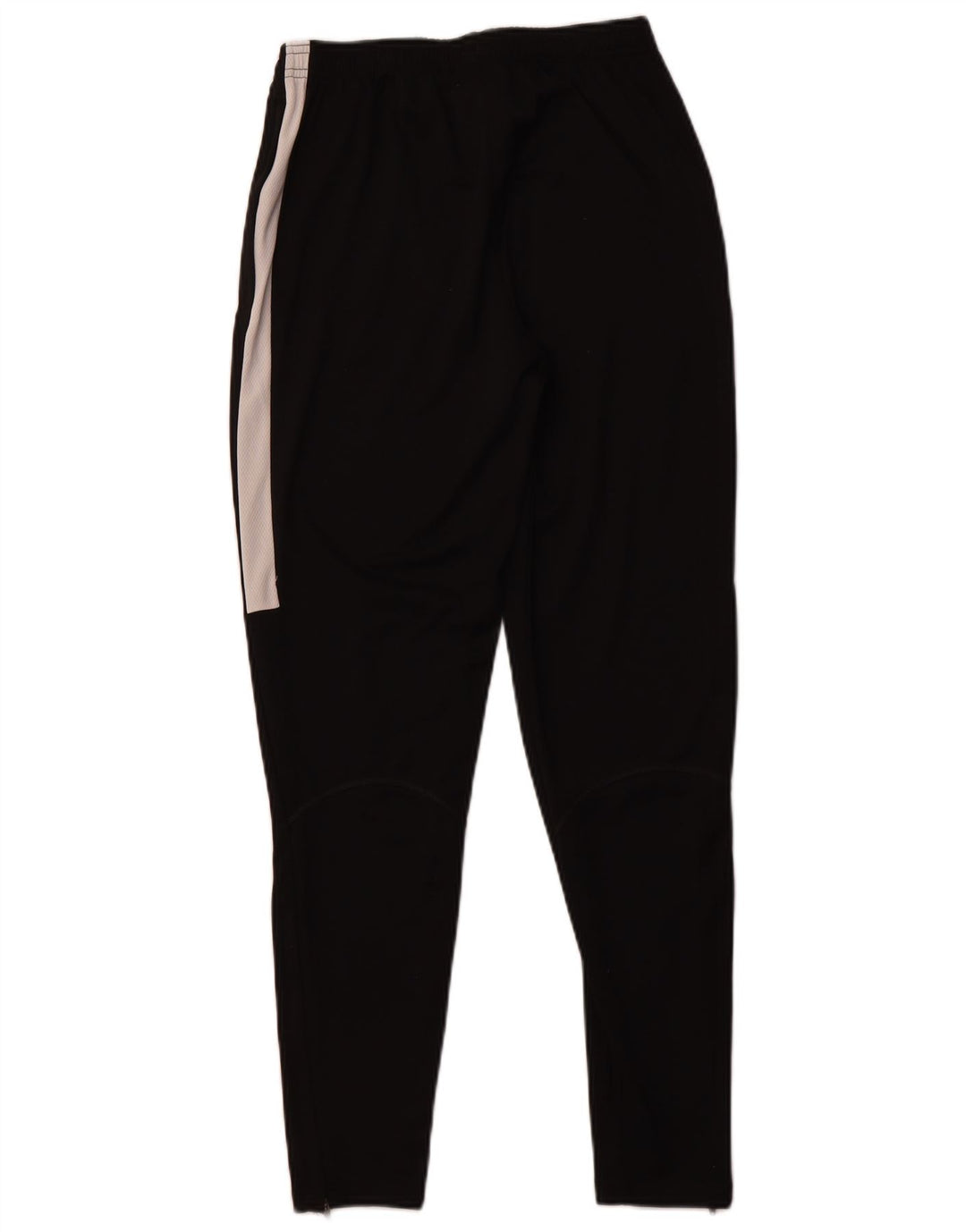 Calça de treino masculina NIKE Dri Fit pequena preta colorblock poliéster