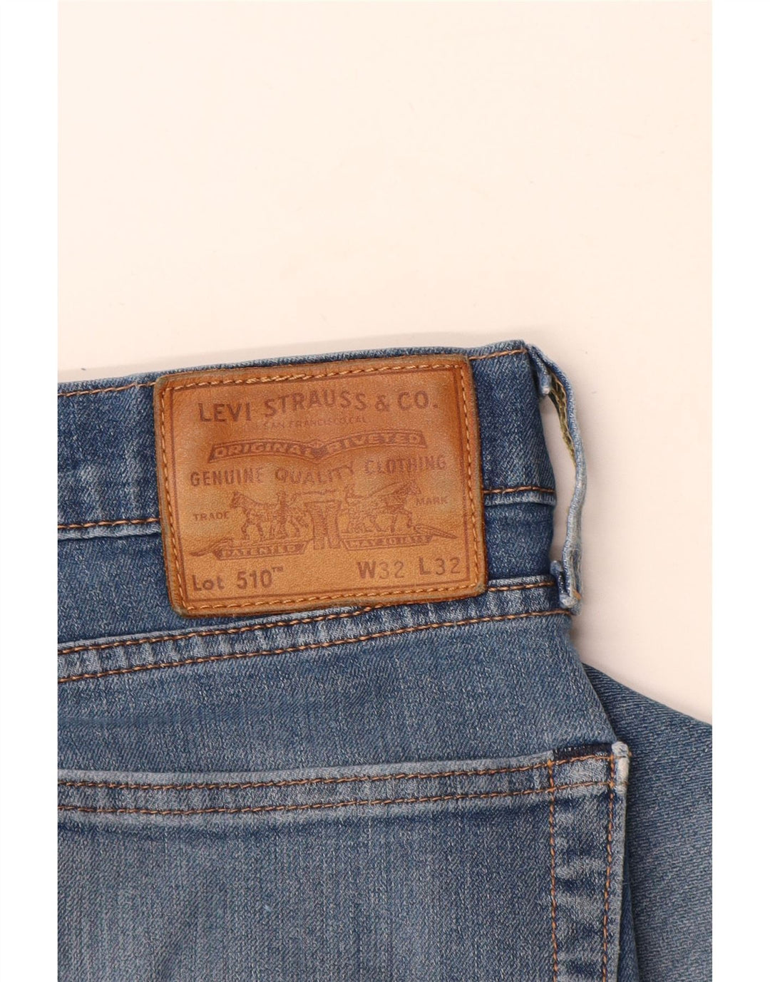 Calça jeans feminina Levi's 510 skinny W32 L28 azul