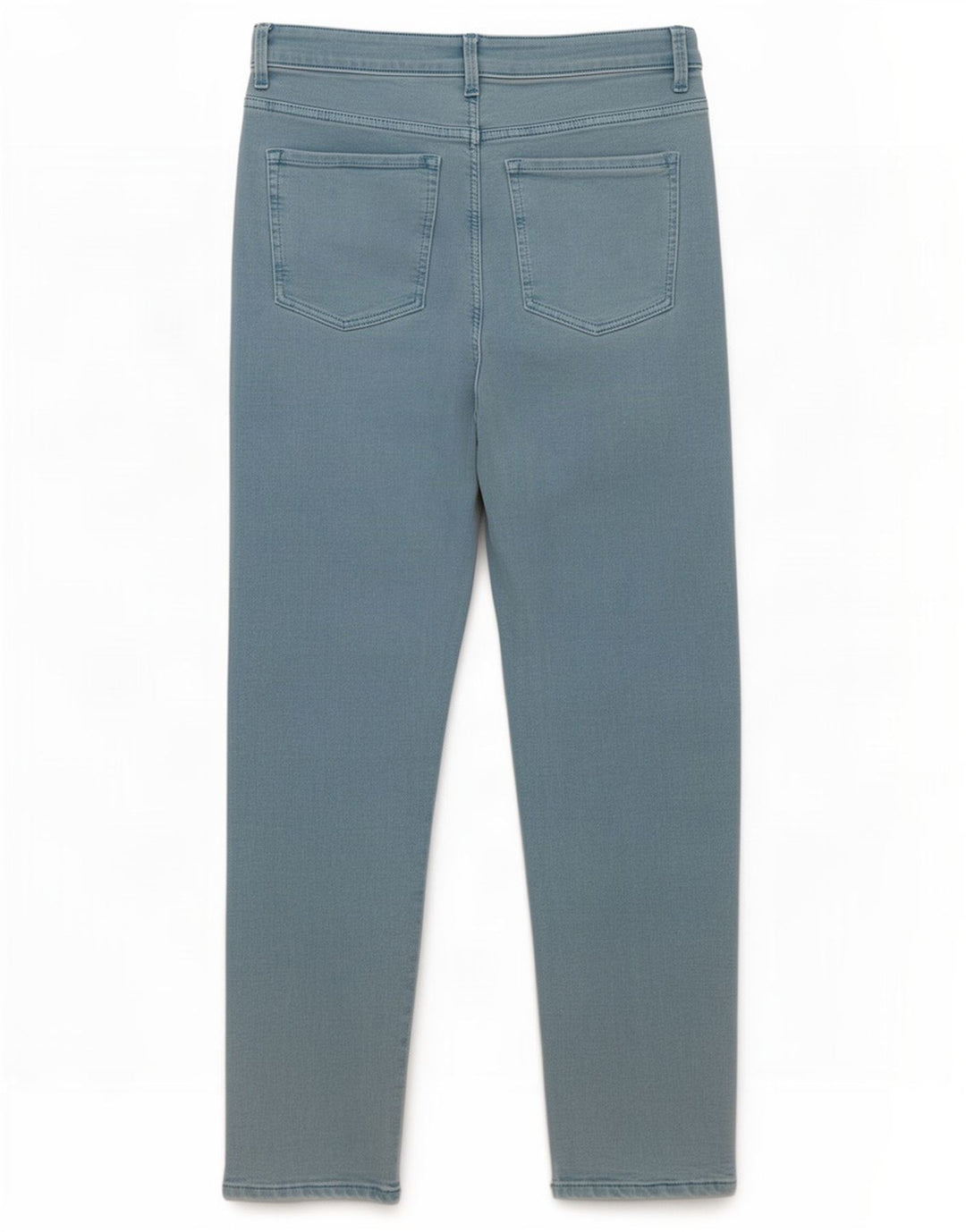 Jeans retos femininos Marks & Spencer Reino Unido 12 médio W30 L27 turquesa