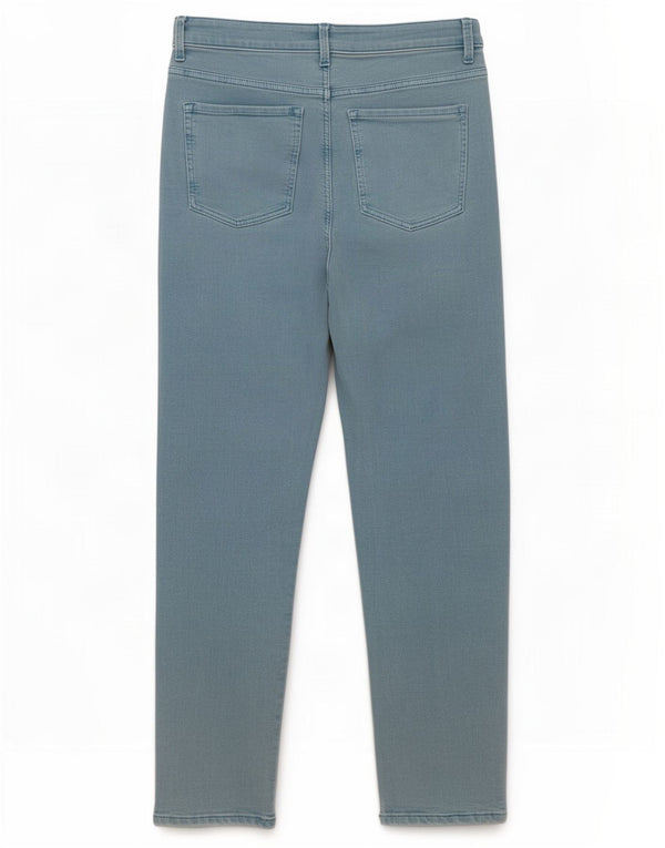 Jeans retos femininos Marks & Spencer Reino Unido 12 médio W30 L27 turquesa