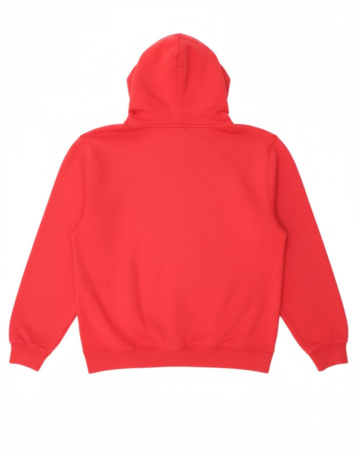 CHAMPION Suéter com capuz gráfico masculino grande vermelho