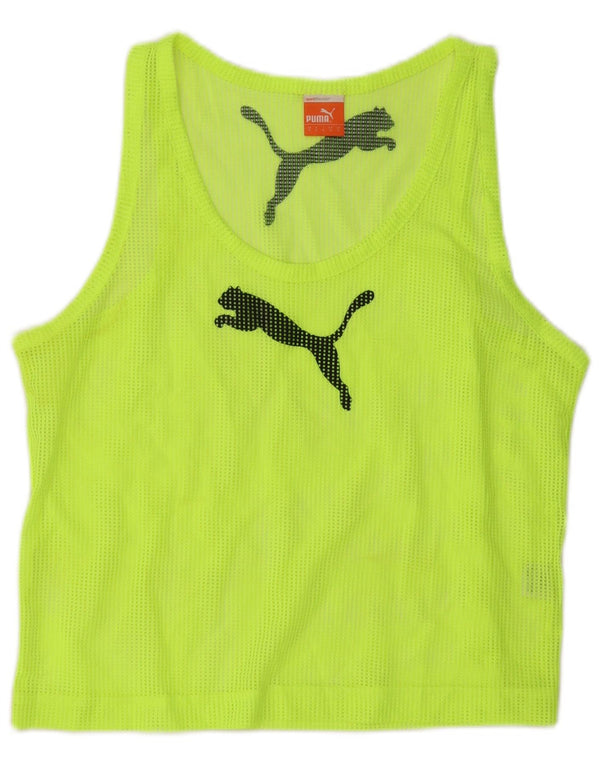 Puma Womens Oversized Graphic Vest Top Reino Unido 10 Pequeno Verde