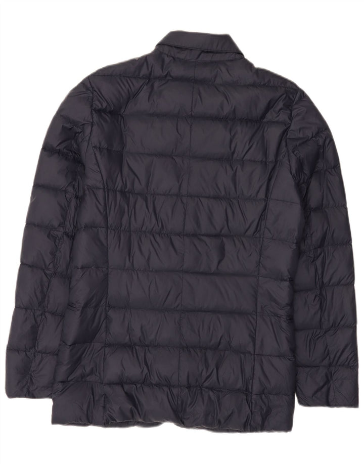 Jaqueta acolchoada masculina Benetton IT 44 XS azul marinho poliamida