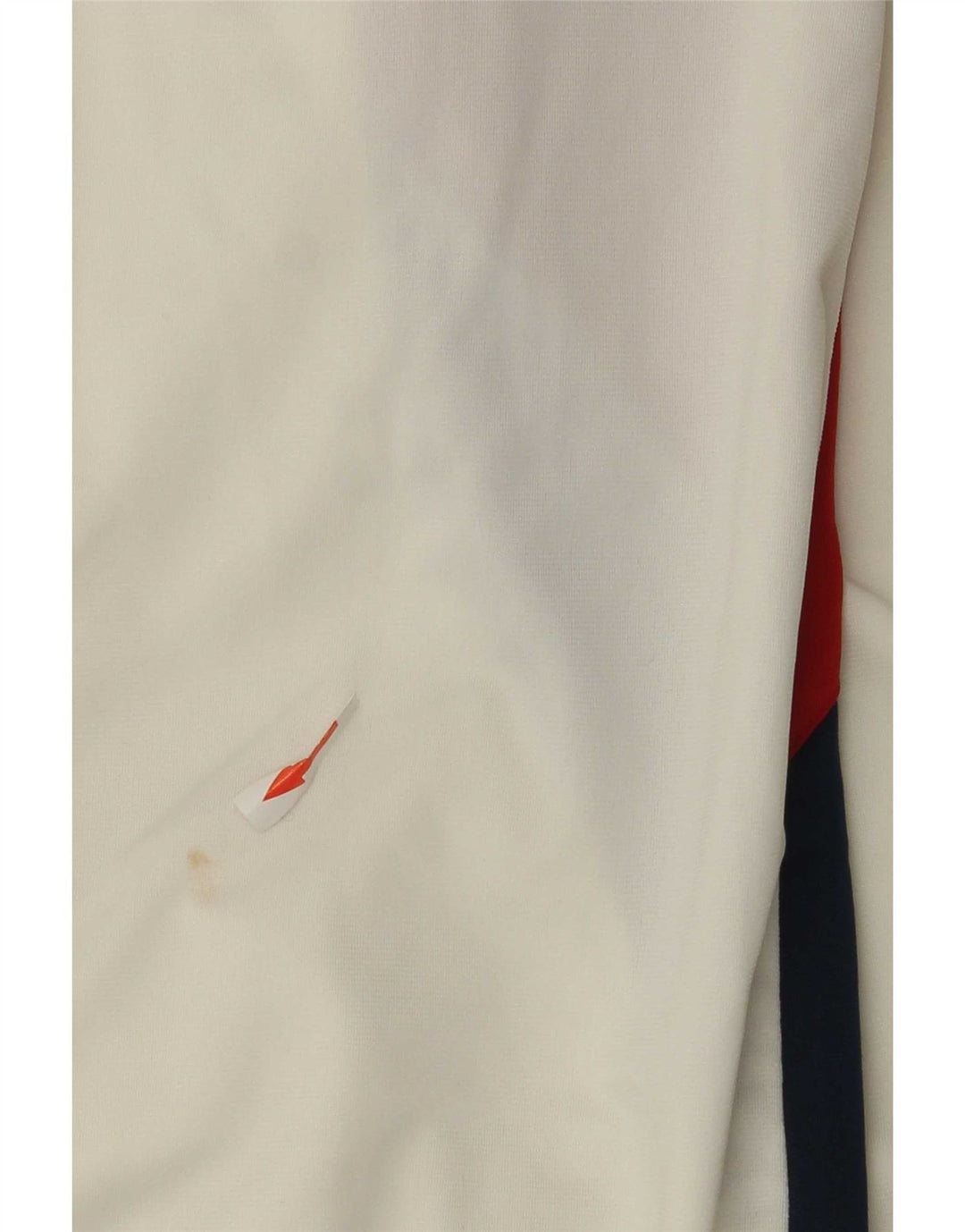 Asics Mens Tracksuit Top Jacket XL Branco Colourblock Poliéster