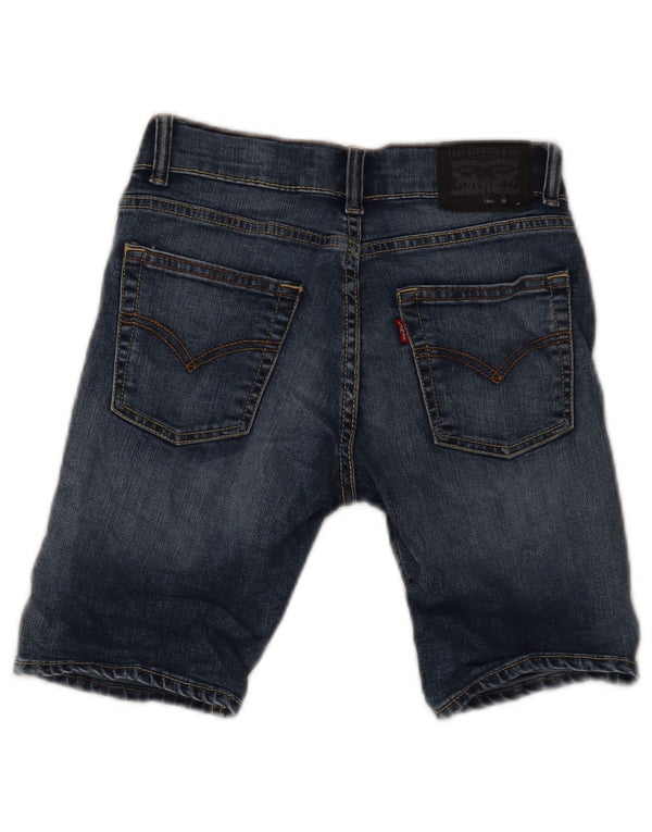 Shorts jeans Levi's Boys 511 Slim 11-12 anos W26 azul algodão