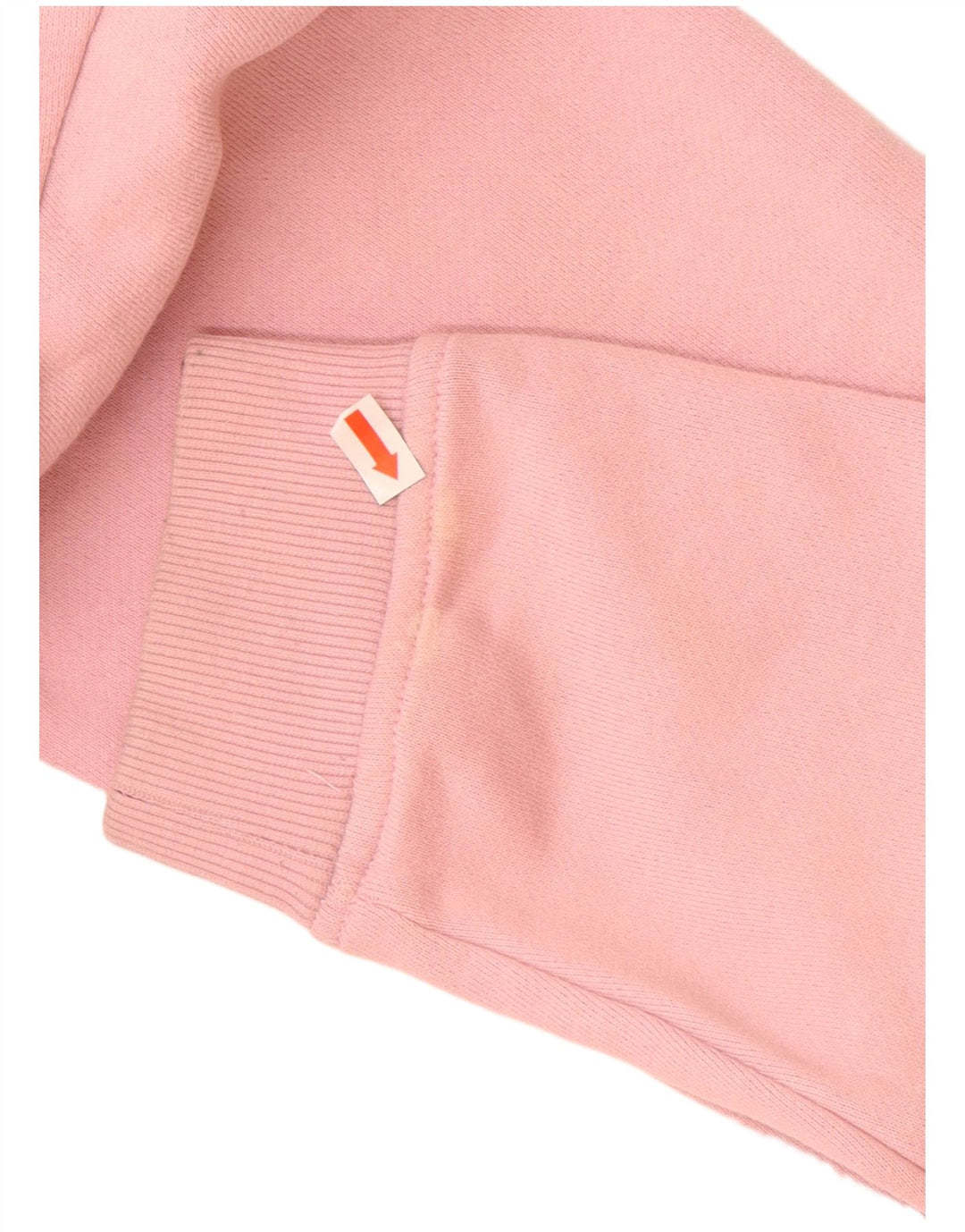 ELLESSE moletom feminino gráfico jumper UK 12 médio algodão rosa