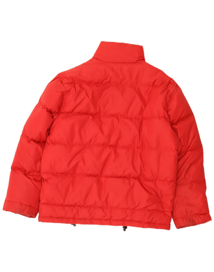 Jaqueta acolchoada masculina Esprit UK 40 grande nylon vermelho