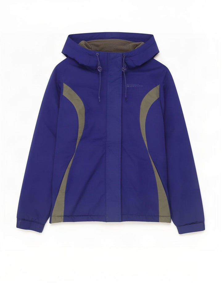 Jaqueta de esqui com capuz feminino Mountain Warehouse UK 8 Small Blue Colourblock
