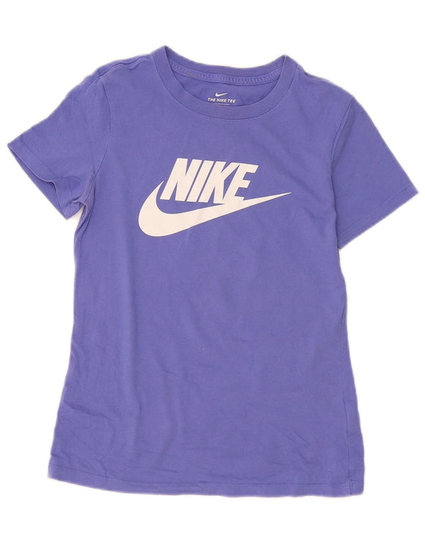 Camiseta Nike Feminina Graphic Top UK 6 XS Roxo Algodão