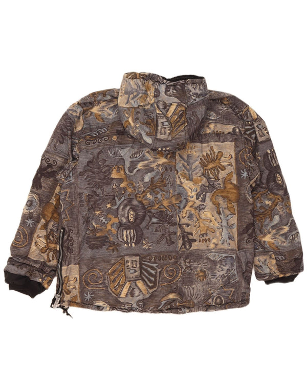 Jaqueta de esqui Haute Route Boys Loose Fit com capuz 11-12 anos cinza médio
