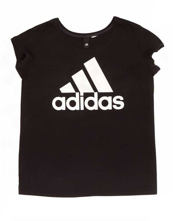 Camiseta Adidas Feminina Gráfica Top UK 16 Grande Preto