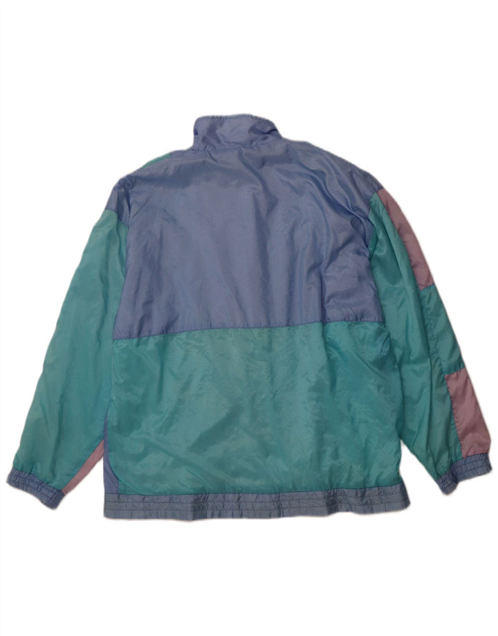 Jaqueta de treino masculina VINTAGE XL azul colorblock