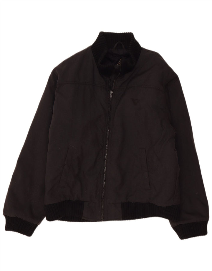 Jaqueta acolchoada masculina Meltin' Pot UK 42 XL poliamida preta
