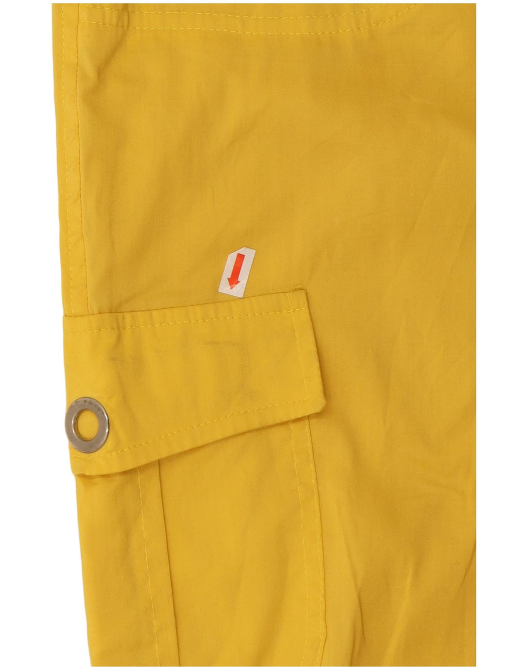 Calça Capri Cargo Feminina Roccobarocco W30 L22 Amarela