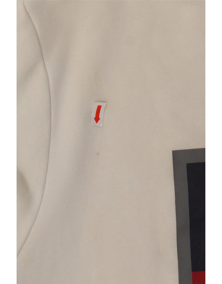 GANT moletom gráfico masculino Jumper XL algodão branco