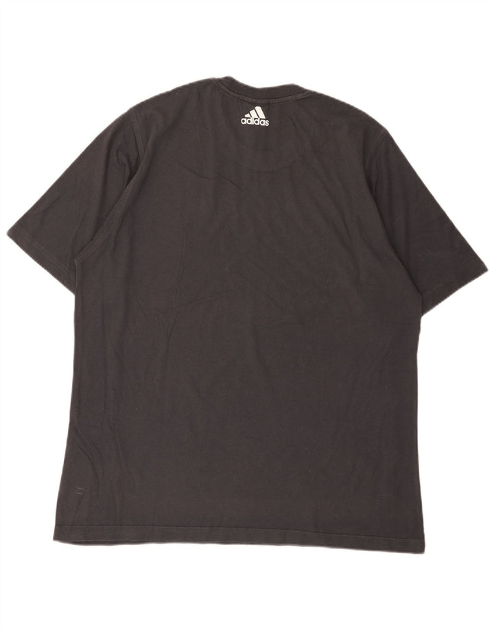 Camiseta Adidas Masculina Graphic Top XL Cinza Algodão