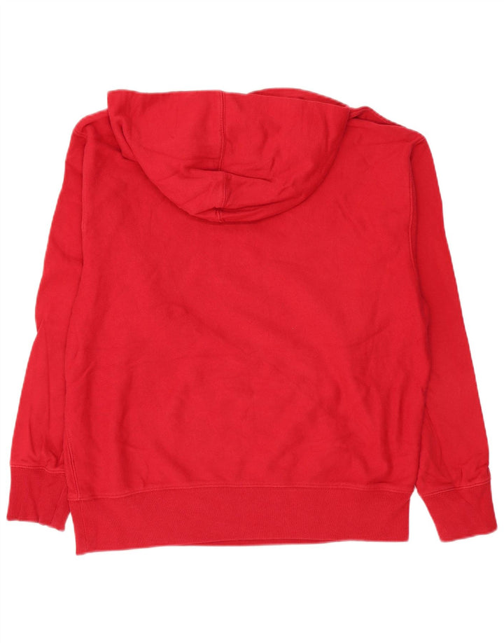 Suéter com capuz gráfico masculino Gap médio algodão vermelho