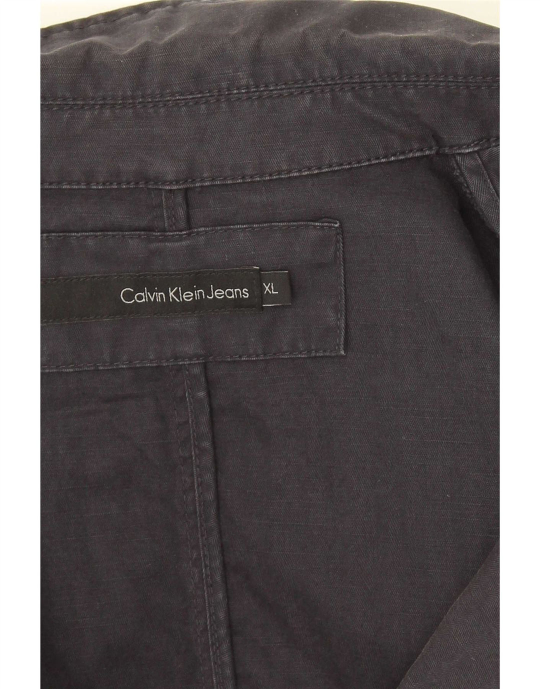Jaqueta Blazer Calvin Klein Masculina de 1 Botão Reino Unido 42 XL Azul Marinho