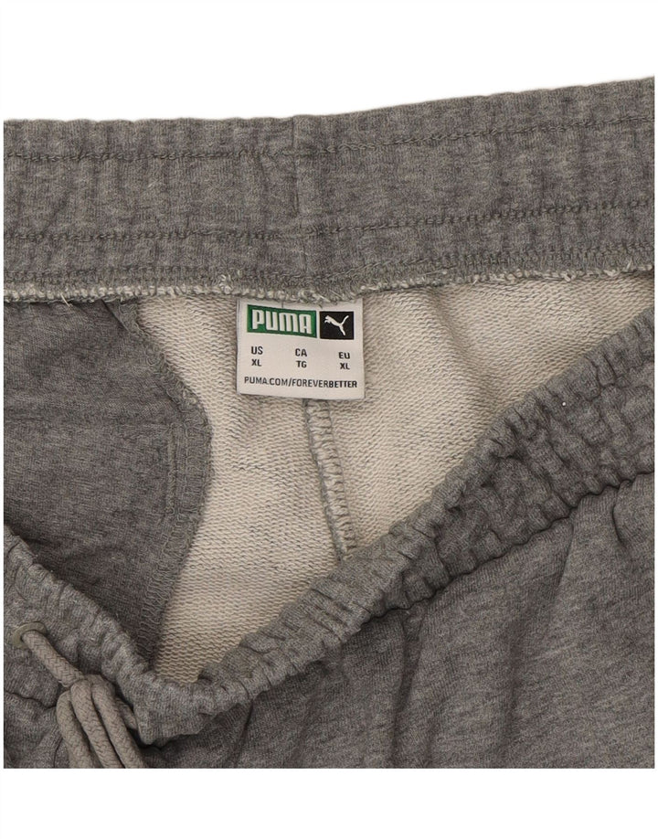 Calça de treino masculina PUMA Joggers XL cinza algodão