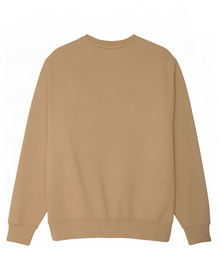 Nike moletom masculino jumper grande algodão bege
