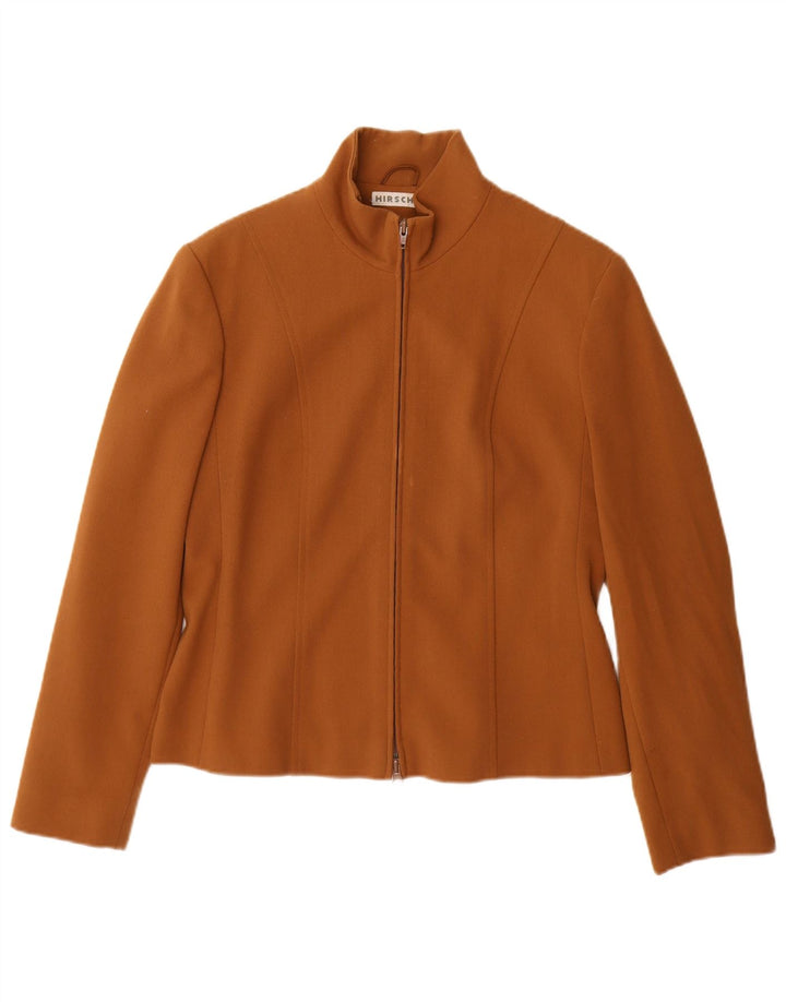 Conjunto feminino Hirsch de 2 peças EU 38 médio W28 L34 poliéster marrom