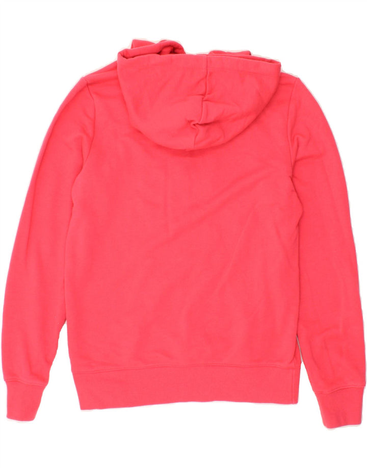 CHAMPION Womens Graphic Hoodie Jumper UK 14 Medium Pink Vintage Champion and Second-Hand Champion from Messina Hembry 