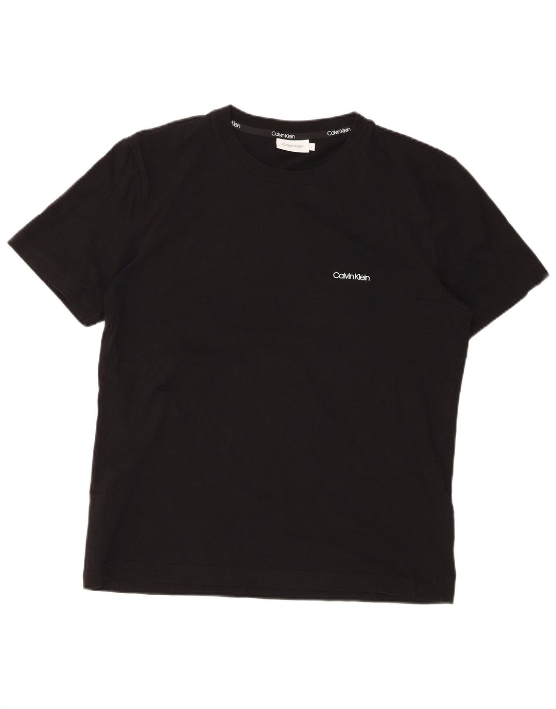 Camiseta masculina Calvin Klein grande algodão preto