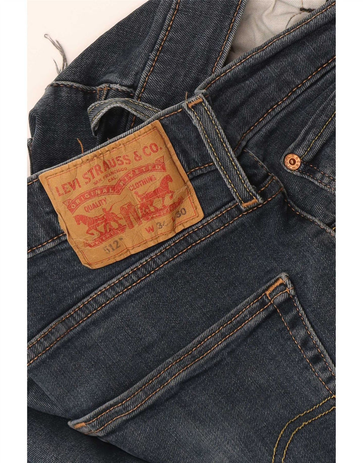 Calça jeans masculina Levi's 512 Slim Tapered W34 L30 azul marinho