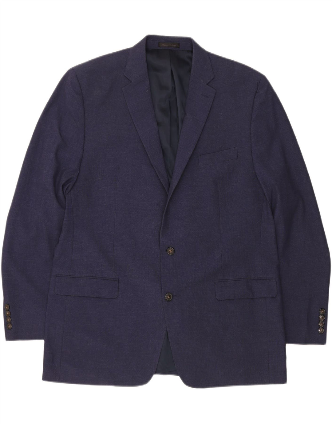 Jaqueta blazer masculina com 2 botões CHAPS UK 46 3XL azul marinho poliéster
