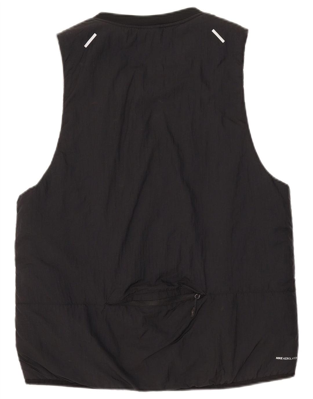 Colete acolchoado feminino Nike UK 14 médio preto nylon
