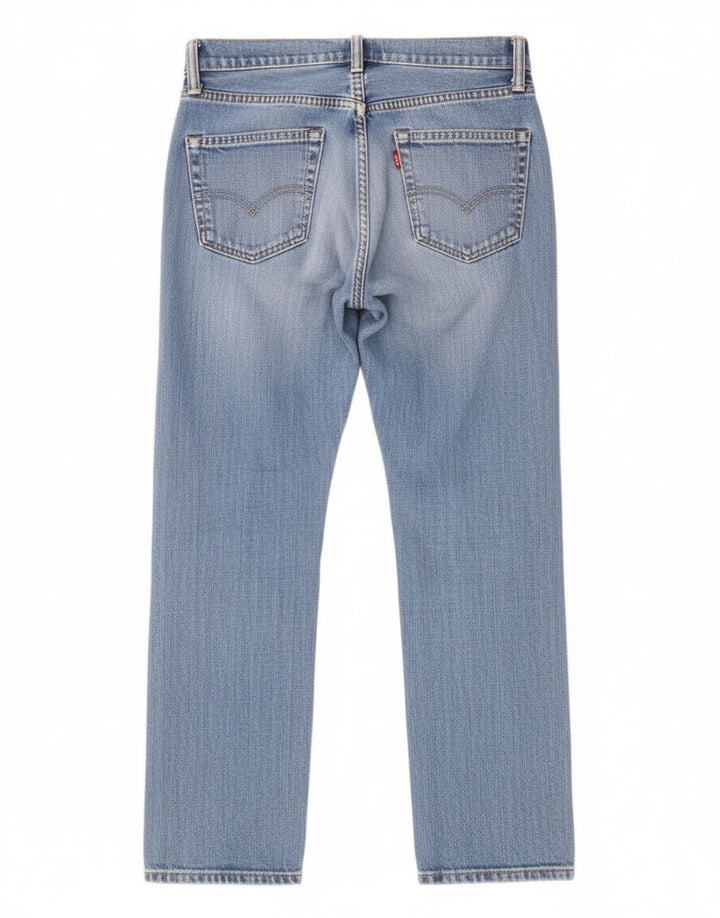 Levi's feminino 511 jeans retos W29 L26 algodão azul