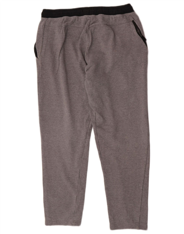 Calça de treino masculina Nike grande cinza colorblock algodão