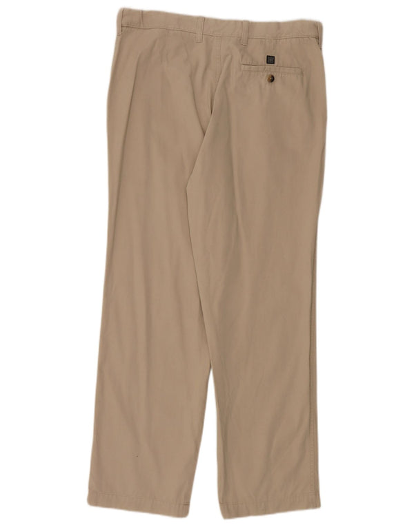 Calça Chino Masculina Marks & Spencer Regular Fit W34 L31 Algodão Bege