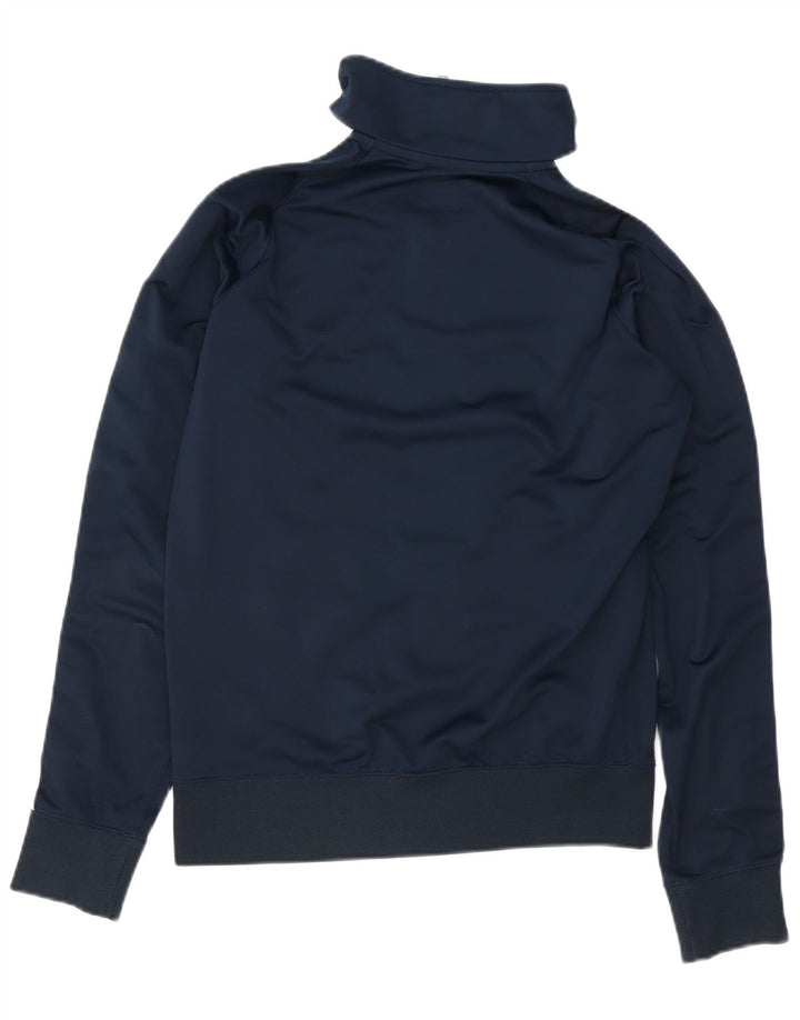 NIKE Mens Treino Top Jacket Pequeno Azul Marinho Colourblock Poliéster