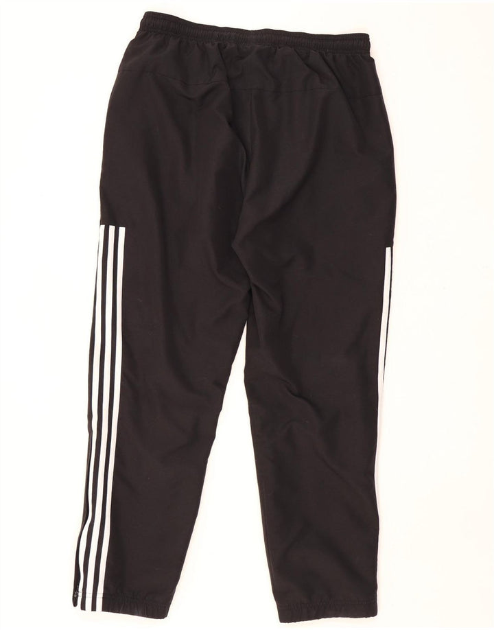 Calça de treino masculina ADIDAS grande poliéster preto