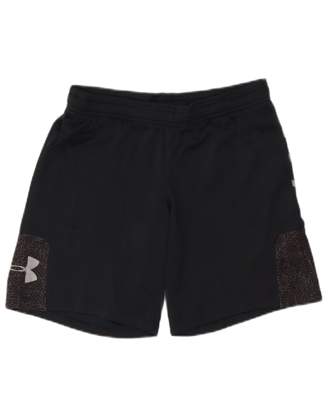UNDER ARMOUR Boys Sport Shorts 9-10 Anos Médio Preto Poliéster