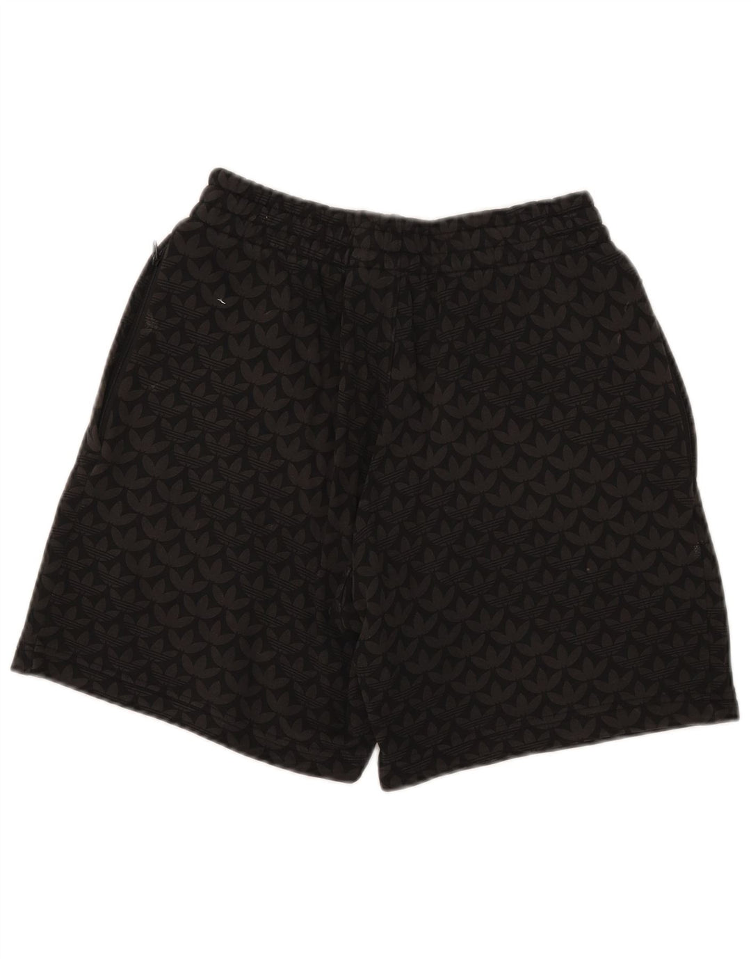 Shorts esportivos gráficos masculinos Adidas pequeno algodão preto