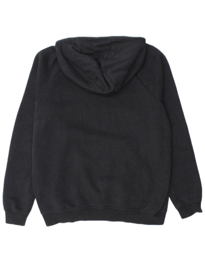 NIKE Mens Graphic Hoodie Jumper Médio Algodão Preto