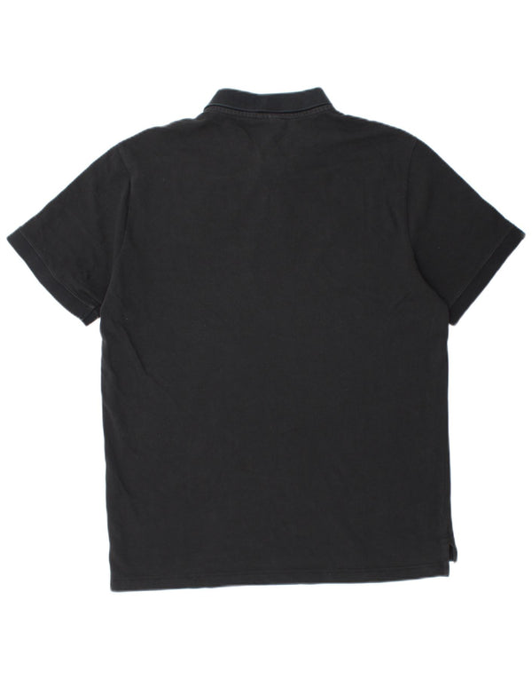 Camisa polo masculina Nike grande algodão preto