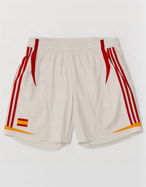 Adidas Mens Sport Shorts XL White Colourblock Polyester