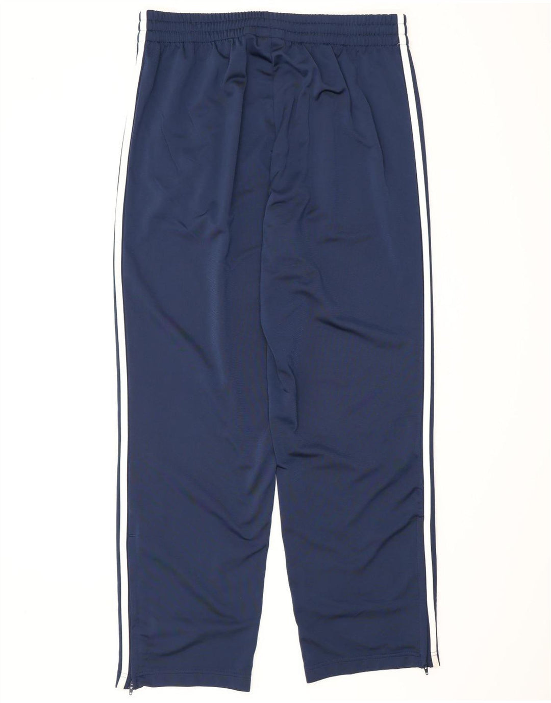 Calça de treino masculina Adidas grande poliéster azul marinho
