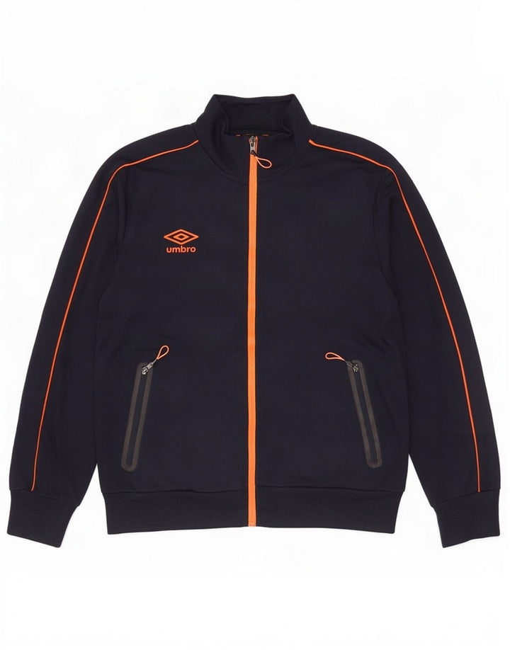 Jaqueta masculina de agasalho Umbro médio azul marinho poliéster