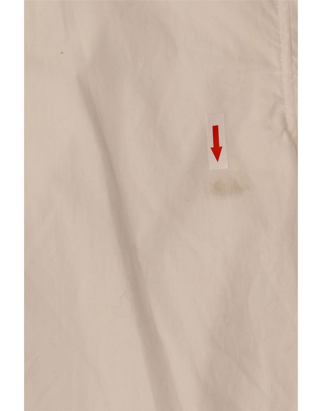 Camisa oversized feminina Zara UK 10 pequeno algodão branco