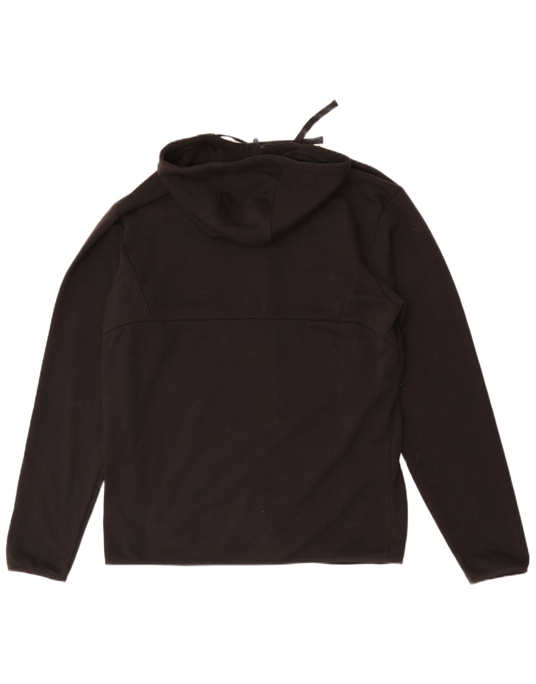 Suéter masculino Puma com capuz e zíper grande algodão preto