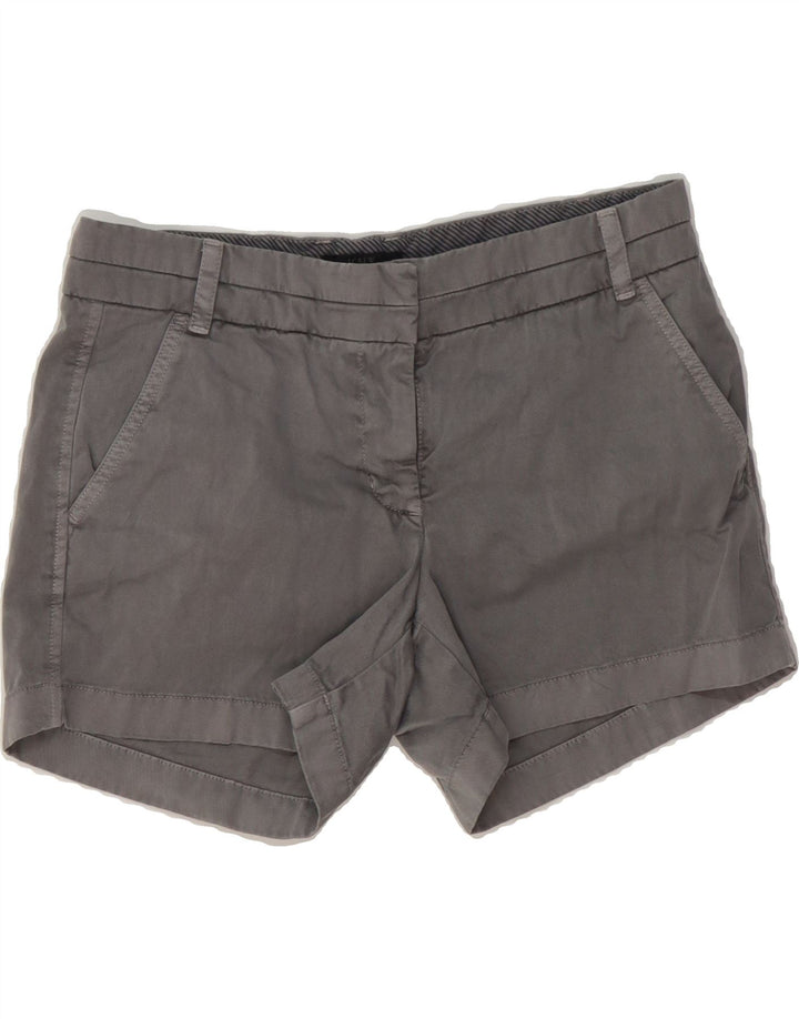 J. CREW Womens Chino Shorts US 6 Medium W30  Grey Cotton Vintage J. Crew and Second-Hand J. Crew from Messina Hembry 