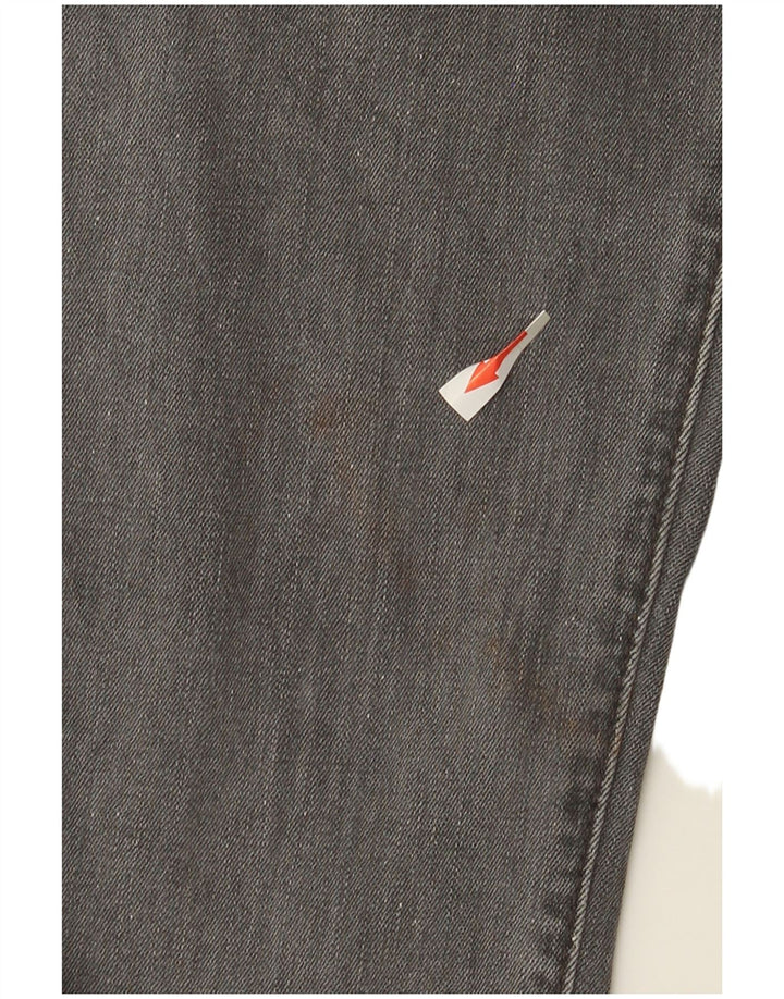 Calça jeans feminina Levi's 711 skinny W28 L30 cinza algodão