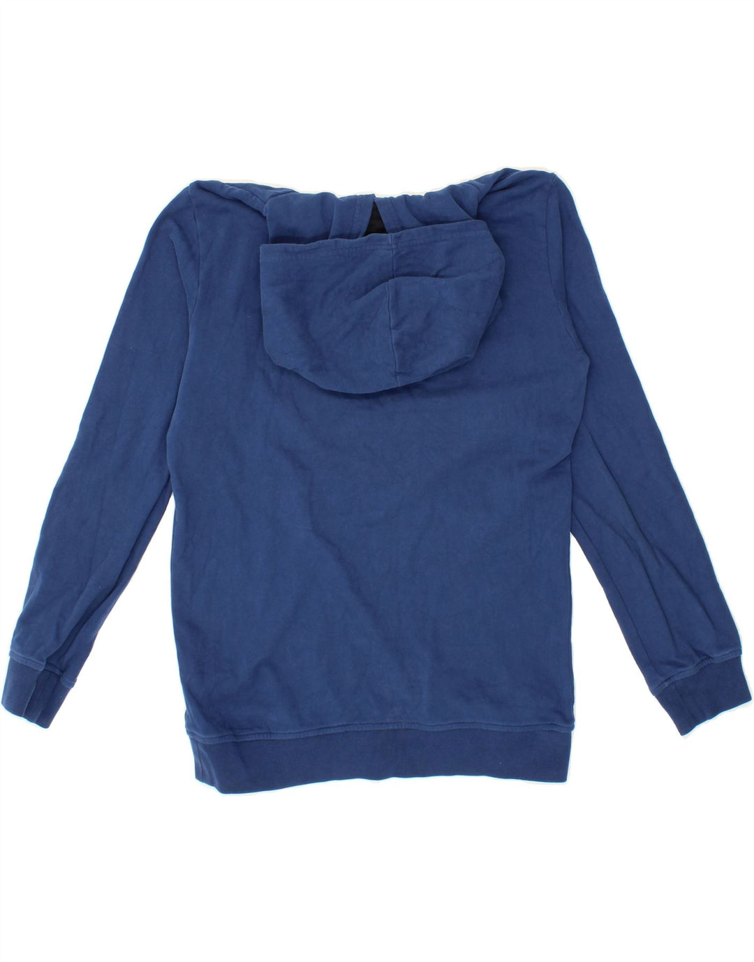 WOOLRICH Boys Graphic Hoodie Jumper 13-14 Years Blue Cotton Vintage Woolrich and Second-Hand Woolrich from Messina Hembry 